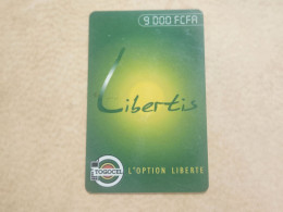 TOGO-(TG-LIB-REF-0010-0206)-Libertis-green 9.000 FCFA-(Vertical)-(9)-(9000FCFR)-(3030-0058-5400-39)-(used Card - Togo