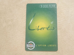 TOGO-(TG-LIB-REF-0010-0206)-Libertis-green 9.000 FCFA-(Vertical)-(11)-(9000FCFR)-(3030-3650-8216-88)-(used Card - Togo