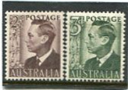 AUSTRALIA - 1951   KGVI  SET   MINT - Nuevos