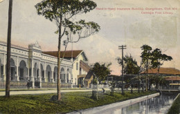 British Guiana, Guyana, GEORGETOWN, Club & Carnegie Free Library (1919) Postcard - Guyana (formerly British Guyana)