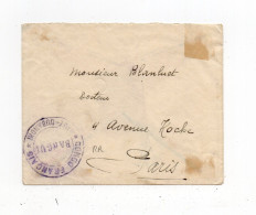 !!! CACHET CONGO FRANCAIS - BANGUI HAUT OUBANGUI SUR LETTRE DE 1913 POUR PARIS - Covers & Documents