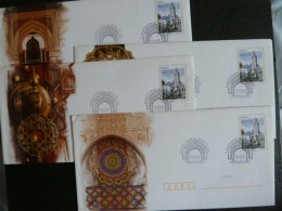 FDC - Grande Mosquée De Paris - Lot De 4 Prêt à Poster Avec Cartes Oblitérés Premier Jour 11/02/2012 - 2010-2019