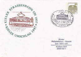 Germany Deutschland Kieller Strassenbahn Um 1957  21-02-1987 - Tramways