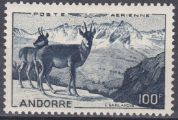 Andorre Français Poste Aérienne 1955 N° 1 MH    (J10) - Poste Aérienne