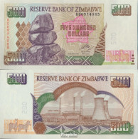 Simbabwe Pick-Nr: 11b Bankfrisch 2004 500 Dollars - Zimbabwe