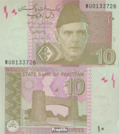 Pakistan Pick-Nr: 45h Bankfrisch 2013 10 Rupees - Pakistan