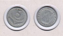 MALI 5 Francs Maliens, 5 F, 1961, KM#2 - Mali (1962-1984)