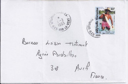 POLYNESIE N° 426 S/L. DE UTUROA / 1.3.93 POUR LA FRANCE - Brieven En Documenten