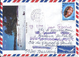 POLYNESIE N° PA133 S/L. DE PAPEETE / 26.11.79 POUR LA FRANCE - Storia Postale