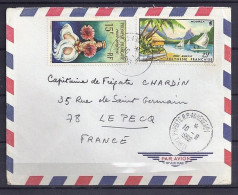 POLYNESIE N° PA7/PA9 S/L. DE PAPEETE AN.1/10.8.66 POUR LA FRANCE - Briefe U. Dokumente