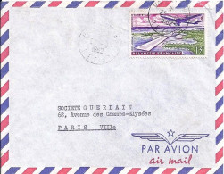 POLYNESIE N° PA5 S/L. DE PAPEETE/25.8.62 POUR LA FRANCE - Covers & Documents