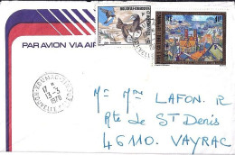 Nlle CALEDONIE N° PA182/398 S/L. DE KOUMAC/13.3.78 POUR LA FRANCE - Covers & Documents