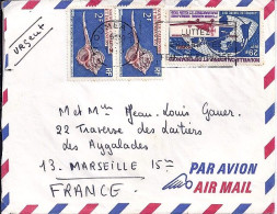 Nlle CALEDONIE N° PA102 S/L. DE NOUMEA/15.9.70 POUR LA FRANCE - Covers & Documents