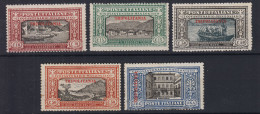 COLONIE TRIPOLITANIA 1924 MANZONI 5 V. G.O MH* - Tripolitania