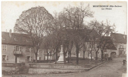 Montbozon : La Place (Editeur Jules Boisson - A. Breger Frères, Paris) - Montbozon