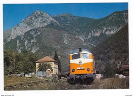 06 VIEVOLA Vers Tende Breil CPM TRAIN VOIR DOS Locomotive CC 80001 Desquenne Et Giral Ex CFD En 1978 - Breil-sur-Roya