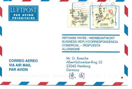 Taiwan  - Airmailcover Sent To Germany.  H-603 - Cartas & Documentos