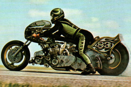 Motocyclisme, Sport Moto - Motos, La Course De Vitesse (Dragsters) Henk Vink Su Kawasaki - Carte N° 31 Non Circulée - Motorradsport