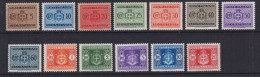 LUOGOTENENZA 1945 SEGNATASSE STEMMA SENZA FASCI 13 V. G.I MNH** CENTRATI - Mint/hinged