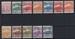 SAN MARINO 1903 VEDUTE SERIE COMPLETA USATA 12 V. USATI CERT. - Gebraucht