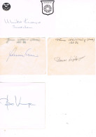 JEUX OLYMPIQUES - AUTOGRAPHES DE MEDAILLES OLYMPIQUES - CONCURRENTS DE SUEDE - - Autogramme