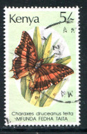 KENYA- Y&T N°422- Oblitéré (papillons) - Kenya (1963-...)