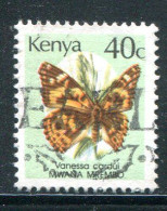 KENYA- Y&T N°412- Oblitéré (papillons) - Kenya (1963-...)