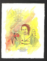 MARC-RENIER . EL COULEURS "MASQUE DE FER" N°42/50 & SIGNE - PEINT A LA MAIN - Illustrators M - O