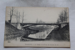 Bobigny, Le Canal Et Le Pont Du Chemin De Fer, Seine Saint Denis 93 - Bobigny