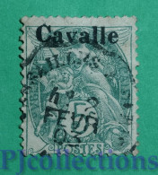 S673- FRENCH CAVALLE SOVRASTAMPATO 5c USATO - USED - Used Stamps