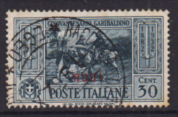 COLONIE EGEO RODI 1932 GARIBALDI 30 CENTESIMI N.23 USATO - Aegean (Rodi)