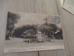 CPA Ile Maurice Port Louis Le Square Labourdonnais 2 Old Stamps  TP - Maurice