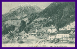 * FINHAUT - Vue Générale - Ligne Martigny Chamonix - 4632 - Edit. LOUIS BURGY - 1907 - Finhaut