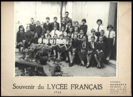 Photo Sur Support Cartonne  -  Uruguay  -  Montevideo -  Souvenir Du  Lycee Francais  1958 - América