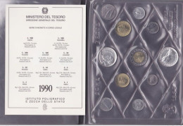 Italia 1990 Tiziano Serie Divisionale 11 Valori  Italy Italie - Set Fior Di Conio