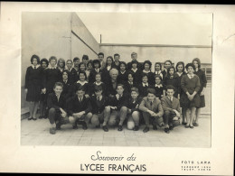 Photo Sur Support Cartonne  -  Uruguay  -  Montevideo -  Souvenir Du  Lycee Francais  1961 - Amérique