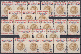 Action !! SALE !! 50 % OFF !! ⁕ USA 1957 ⁕ Champion Of Liberty, Roman Magsaysay 8c. Mi.719 ⁕ 24v MNH - Unused Stamps