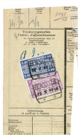 Chemins De Fer TR 254 & 237 Sur Fragment Bulletin D'expedition, Obliterations Centrales Nettes HEULE - Used