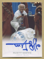 Rusty Goffe - Star Wars - Harry Potter - Signed Homemade Trading Card - COA - Actors & Comedians