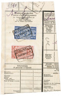 Chemins De Fer TR 254 & 230 Sur Fragment Bulletin D'expedition, Obliterations Centrales Nettes PERUWELZ - Used