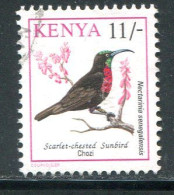 KENYA- Y&T N°567- Oblitéré (oiseau) - Kenya (1963-...)