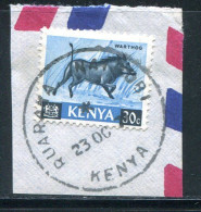 KENYA- Y&T N°24- Oblitéré Sur Fragment - Kenya (1963-...)