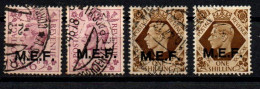 1943 - Italia Regno - Occupazione Inglese - M.E.F. 11 X 2 + 13 X 2    Soprastampati   ---- - Ocu. Británica MEF