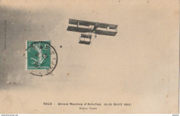 Nice -  Grand Meeting D'Aviation (10 - 25 Avril 1910)  Biplan Voisin - Luftfahrt - Flughafen