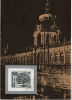 CARTOLINA MAXIMUM GERMANIA 41 CONGRESSO INTERNAZ ASTRONAUTICA DRESDA 1990 GERMANY Postcard  DEUTSCHLAND Ansichtskarten - Cartes-Maximum (CM)