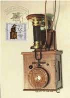 CARTOLINA MAXIMUM GERMANIA TELEFONI FERNSPRECHAPPARATE SIEMENS 1882 GERMANY Postcard  DEUTSCHLAND Ansichtskarten - Cartas Máxima