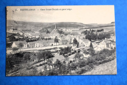 Martelange 1915: Gare Grand-Ducale Et Gare Belge - Martelange