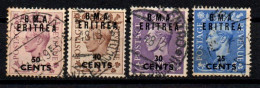 1948 - Italia Regno - Occupazione Inglese - Eritrea 4/7    Soprastampati   ---- - Eritrée