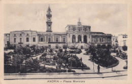 Cartolina Andria - Piazza Municipio. - Andria
