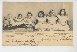 LUXEMBOURG - FAMILLE GRAND DUCALE - Prinzessin SOPHIE, ELISABETH , ANTONIA , HILDA, CHARLOTTE, MARIA ADELHEID - Famiglia Reale